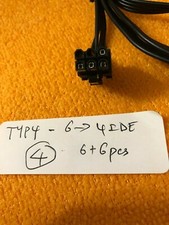 Corsair 6 Pin to 4 Pin four Plug Molex Type 4 Corsair CX650M CX750M CX850M SERIE picture