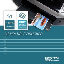 Eurotone 10x Inkjet Color Ink Cartridge Compatible with Lexmark 150XL picture