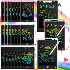 24 Pieces LCD Writing Tablet Doodle Board 8.5 Inch Colorful Reusable Screen Boar picture