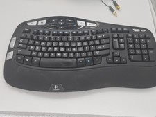 Logitech K350 Wireless Comfort Wave Ergonomic Keyboard NO USB Dongle picture