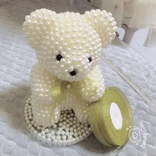 50-400pcs/lot 4/6/8/10/12mm Hole Imitation Pearl Beads Round Plastic Acrylic Spa picture