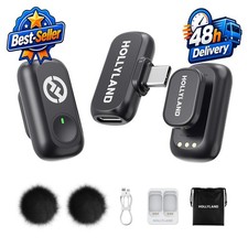 Hollyland Lark A1 Wireless Microphone for iPhone & Android - 48kHz/24-bit picture
