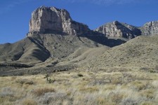 Landscape rock formation cliff dry grass national park Custom Gaming Mat Desk picture