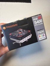🎮 Thermaltake RGB S400 120mm PWM CPU Air Cooler - RGB Lighting NEW SEALED ✨ picture