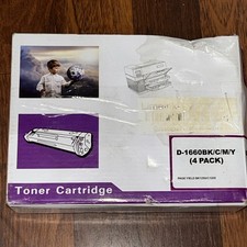 Limeink C1660w D-1660BK/C/M/Y 4-Pack Laser Toner Cartridges 