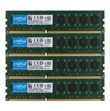 Crucial 4x 4GB PC3L 12800U DDR3 1600MHz RAM DIMM For Desktop Memory Low Density picture