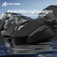 ATTACK SHARK R6PRO PixArt PAW3950MAX，39g Superlight Wireless Gaming Mouse picture