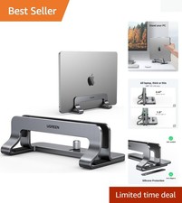 Aluminum Vertical Laptop Stand - Adjustable for MacBook Pro & Air (Up to 17.3”) picture