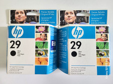 HP 29 Black ink Cartridges OEM Sealed Box Exp 4/2009 picture
