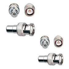 BNC to RCA Adapter BNC Male to RCA Female Coaxial Adapter 6pcs picture