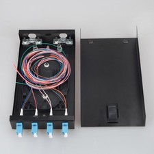 4 port LC UPC Desktop Termination Wall-mounted Mini ODF Metal Optica Patch Panel picture