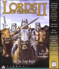 Lords of the Realm II 2 PC CD build army castles, conquer enemies defend game picture