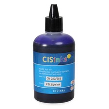 Photo Blue Refill Ink Bottle 3.5oz/100ml for Canon PIXMA TS9120 TS8120 CLI-281 picture