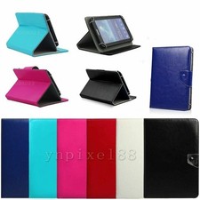 Universal Leather Stand Flip Folio Folding Stand Case Cover For 7