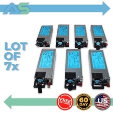 Lot of 7 HP 500W Power Supply HSTNS-PL40 720478-B21 Flex Slot Platinum PSU Gen9 picture