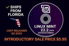 Linux Mint 22.2 ZARA Cinnamon 64bit Version Released Q2 2025 BOOTABLE LIVE DVD picture