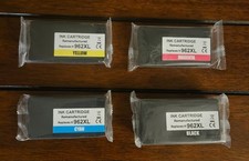 962 XL Black Standard C/M/Y Ink Cartridges 4 Pack in Box -Sealed Re-manufactured picture
