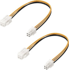 2-Pack ATX 4-Pin CPU Extension Cable, 8 Inches picture
