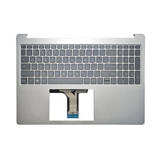 for HP 15-FC 15-FD 15T-FD 15Z-FC UMA Palmrest Backlit Keyboard N36753-001 Silver picture