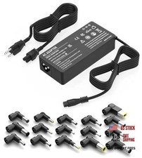 90W Universal AC Adapter Laptop Charger for Dell HP Acer 16 Tips | black picture
