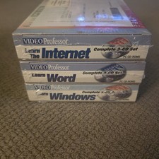 (3) Video Professor Bundle: Learn The INTERNET, Learn WORD, Learn WINDOWS SEALED picture