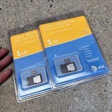 SanDisk 71691 1GB Memory Stick Micro for Sony Ericsson Phones Lot Of 2 picture