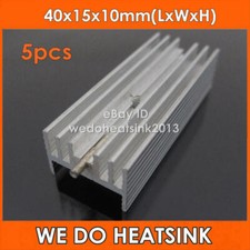 5pcs TO220 / TO-220 Aluminum Radiator Heatsink 40x15x10mm picture