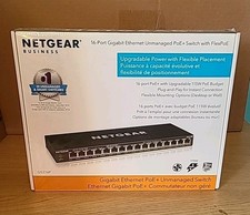 Brand New Sealed NETGEAR 16-Port PoE+ Gigabit Ethernet Switch GS316P 115W picture