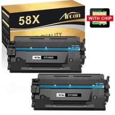2x CF258A CF258X For HP 58A 58X Toner With Chip LaserJet Pro M404dn MFP M428 lot picture