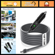 10FT Waterproof DC Cable 18AWG for RV Car Truck Bus - 12V-24V Cigarette Lighter picture