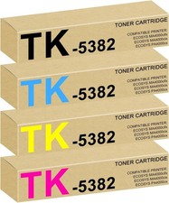 Compatible w/ Kyocera TK-5382 Toner Set 4 Pack for ECOSYS MA4000cifx PA4000cx picture