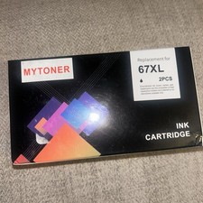 New MYTONER 67XL Black Ink Cartridge 2 Pack picture