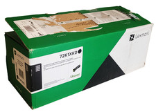 Lexmark 72K1XK0 Black Extra High Yield Toner Cartridge with Open Box and Bag picture