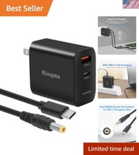 Lightweight 65W GaN Laptop Charger with Fast USB-C Cable - Multi-Device Support picture