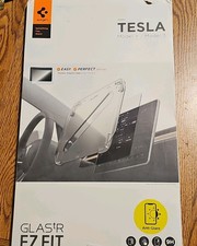 For Tesla Model 3 / Y | Spigen [ GLAS.tR EZ FIT ] Glass Screen Protector picture