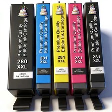 Edible Ink Cartridges for Canon PGI-280XXL CLI-281XXL For PIXMA TS8120 TS8220 picture