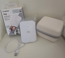 Canon Ivy 2 Mini Photo Printer Bluetooth Print from iOS & Android White & Case picture