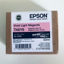 2027 Genuine Epson T46Y Vivid Light Magenta Ink Cartridge SureColor P900 OEM picture