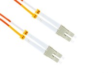 LC-LC Multimode Duplex 62.5/125 Fiber Patch Cable 10M - Lifetime Warranty picture