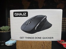 Ergonomic Rechargeable Mouse With Jiggler Bluetooth 2.4g Wireless +wired 3 In 1 picture
