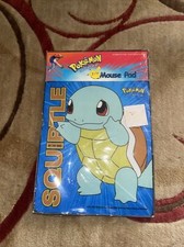 Vintage Pokemon 1999 Official Nintendo Squirtle Mouse Pad New In Factory Wrap picture