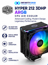 NEW Cooler Master Hyper 212 3DHP Black ARGB CPU Cooler 120mm PWM Intel AMD picture