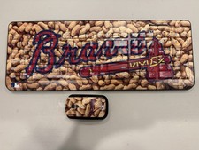 Keyscaper Atlanta Braves Peanuts Patterned Wireless USB Keyboard and Mouse picture