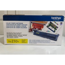 Brother TN-210Y Yellow Toner Cartridge Genuine OEM HL-3040CN MFC-9320CW $90 picture