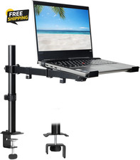 Laptop Desk Mount Single Laptop Stand Arm VESA 75/100 Fits 17in 14-32 Monitor picture