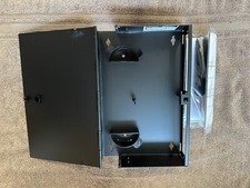 Corning-WIC-02P- WallBox 328339.  Black steel termination cabinet for 2 inserts picture