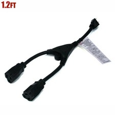 1.2FT 14AWG 3 Prong NEMA 5-15P to Dual NEMA 5-15R Y-Splitter Power Cable Cord  picture