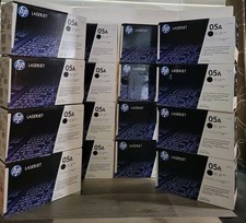 Genuine HP 05A Black Original LaserJet Toner Cartridge, CE505A (NOS) picture