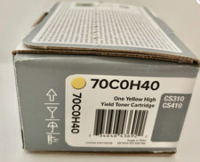 Genuine Lexmark 70C0H40 (700H4) Yellow High-Yield Toner - Factory Sealed picture