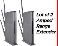 New Amped Lot of 2 wireless AC1900 Wi-Fi Range Extender Model B1900EX 7500 Sq ft picture